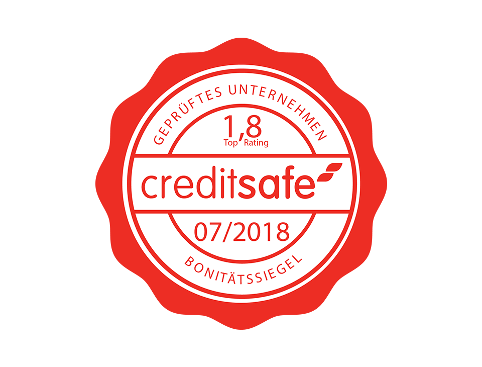 Zertifikat Creditsafe 2018