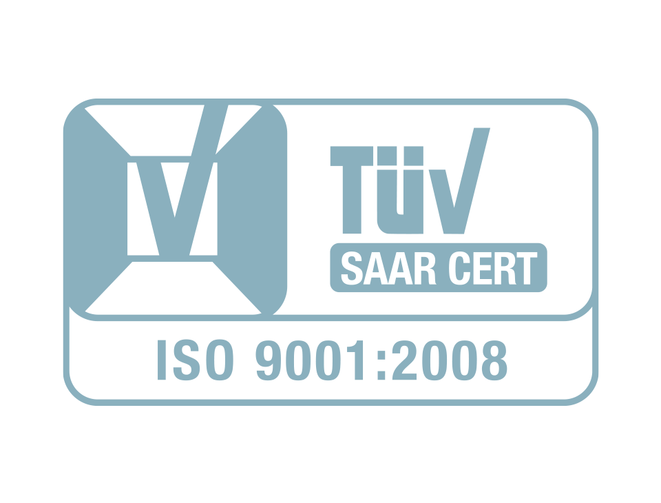 Zertifikat TÜV Saar ISO 9001:2008